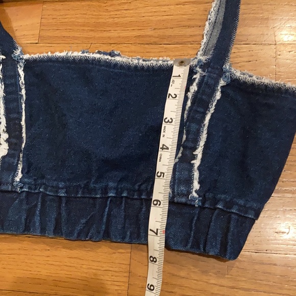Zara TRF x IX’D Makers Denim Summer Crop Top - Picture 13 of 15
